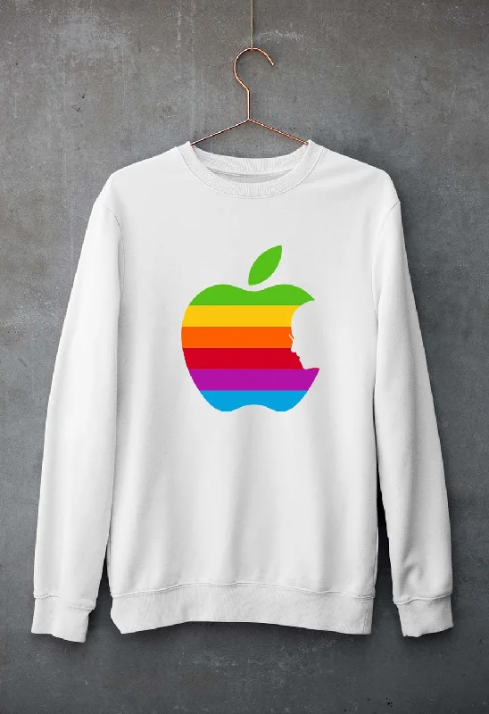 Steve Jobs Apple Unisex Sweatshirt for Men/Women Hoodie with Ribbed Hem Stretchable Secure