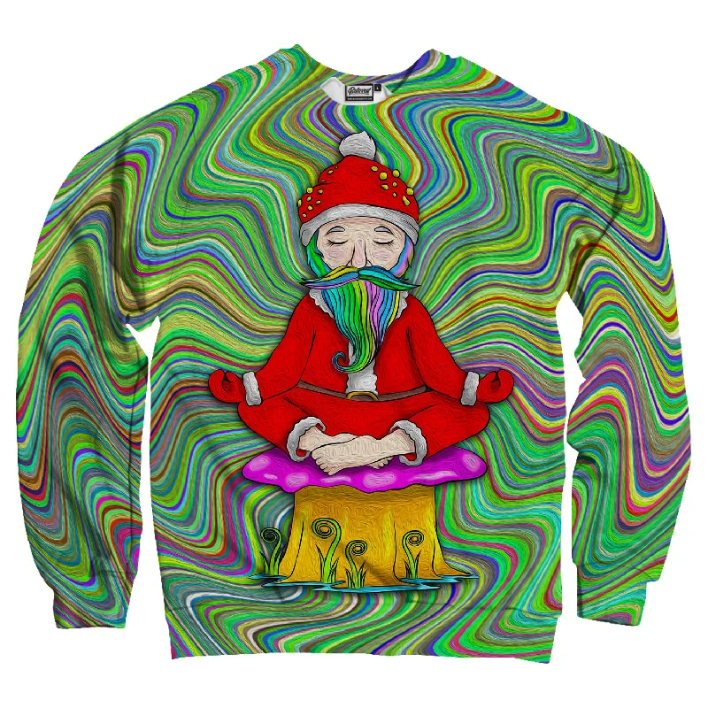 Shaman Santa Unisex Sweatshirt Hoodie with Tie-Dye Psychedelic Retro