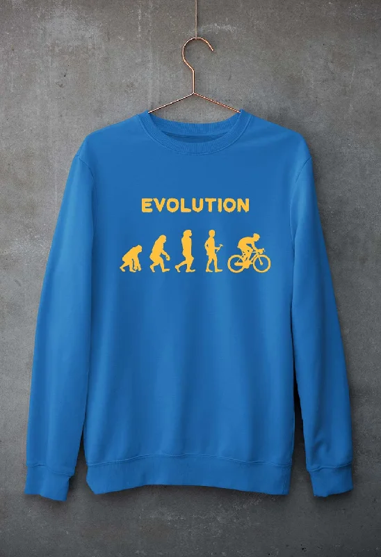 Cycling Unisex Sweatshirt for Men/Women Hoodie with Crew Neck Simple Timeless