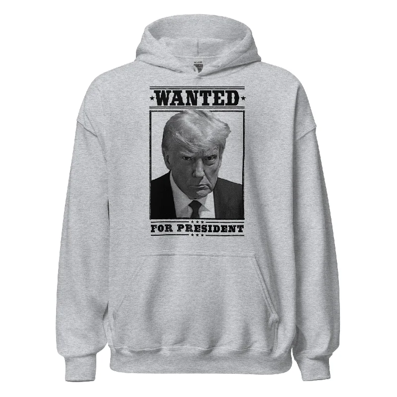 Donald Trump Mugshot Unisex Hoodie Zip Hoodie Drawstring Kangaroo Pocket