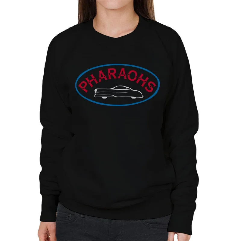 American Graffiti Pharaohs Women's Sweatshirt Hoodie with Hem Ribbing Snug Secure