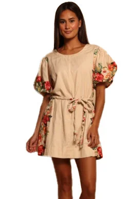 Shore Amanda Mini Dress - Tropical Bouquet Fashionable Summer Mini Dress