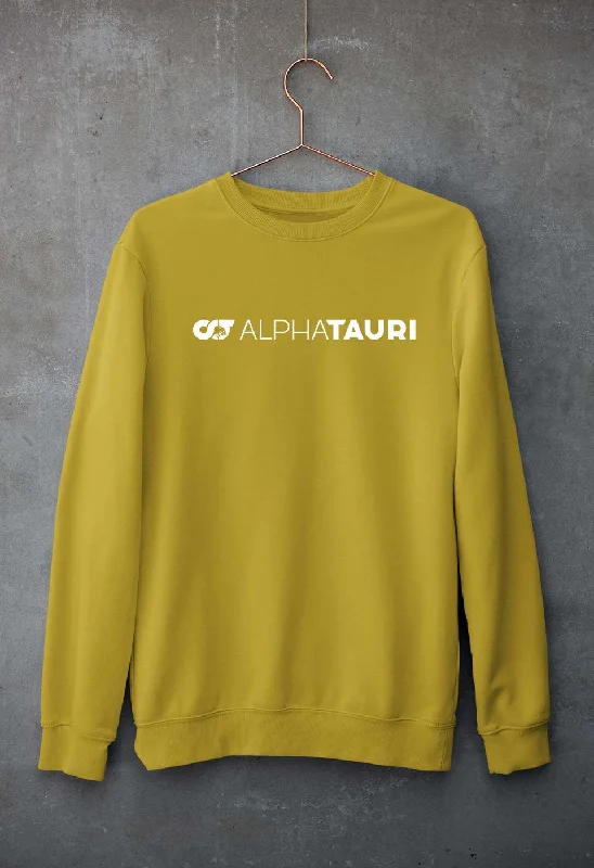 Scuderia AlphaTauri Unisex Sweatshirt for Men/Women Hoodie with Applique Textured Unique