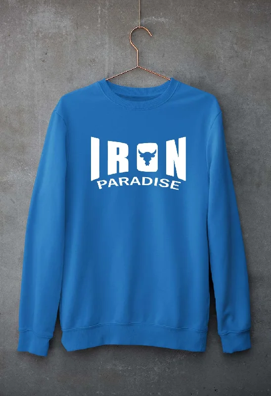 Iron Paradise Unisex Sweatshirt for Men/Women Hoodie with Mesh Breathable Sporty