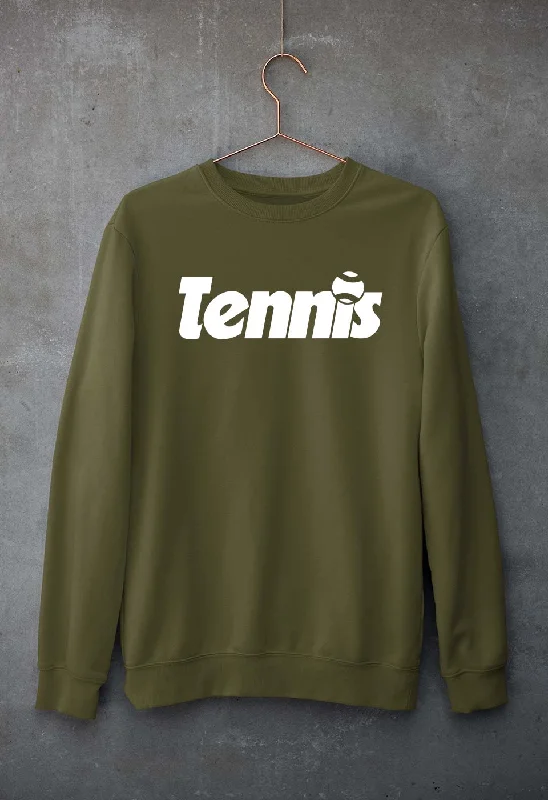 Tennis Unisex Sweatshirt for Men/Women Cotton Hoodie Fleece Lining Warmth