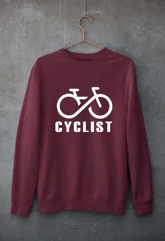 Cyclist Unisex Sweatshirt for Men/Women Hoodie with Zipper Versatile Modern