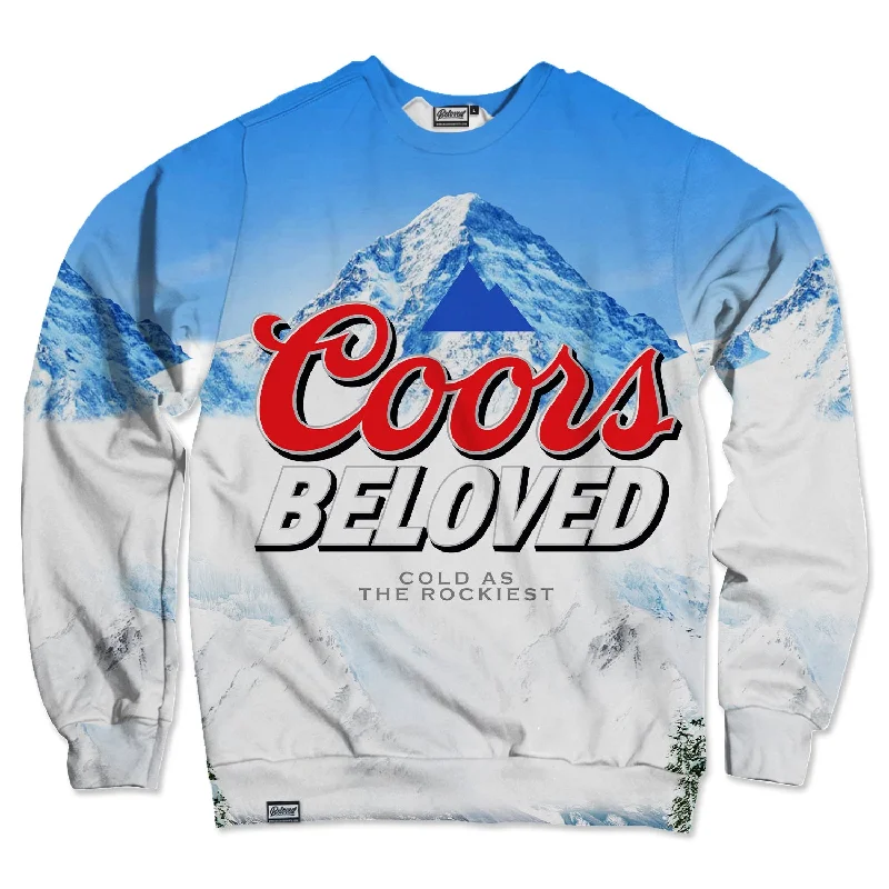 Coors Beloved Unisex Sweatshirt Hoodie with Oversized Fit Loose Comfortable