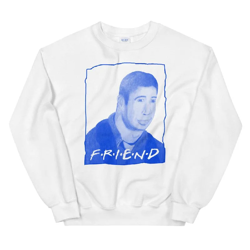 Warped Ross Friend Unisex Sweatshirt Hoodie with Strings Custom Fit Adjustable