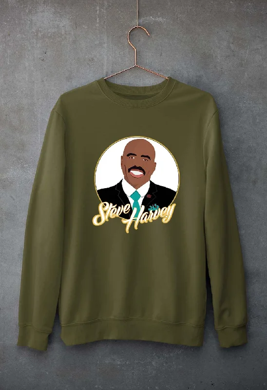 Steve Harvey Unisex Sweatshirt for Men/Women Hoodie with Applique Textured Unique