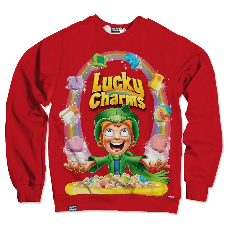 Lucky Charms Unisex Sweatshirt Hoodie with Set-In Sleeves Structured Classic