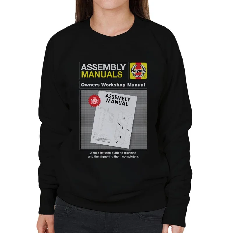 Haynes Assembly Manuals Owners Workshop Manual Women's Sweatshirt Hoodie with Hood Adjustable Protection