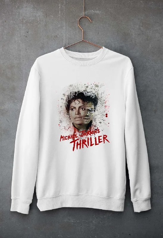 Thriller Unisex Sweatshirt for Men/Women Hoodie with Half-Zip Sporty Casual