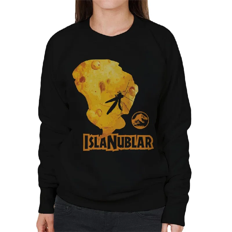 Jurassic Park Isla Nublar Mosquito Women's Sweatshirt Hoodie with Pocket Utility Practical