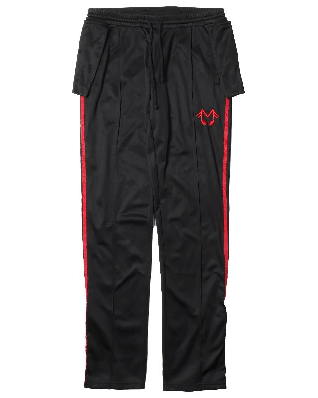 Inside out Pocket Track Pants Elegant High-Waist Pants