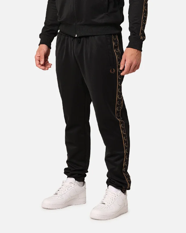 Fred Perry Contrast Tape Track Pants Black/Stone Elegant Dress Pants