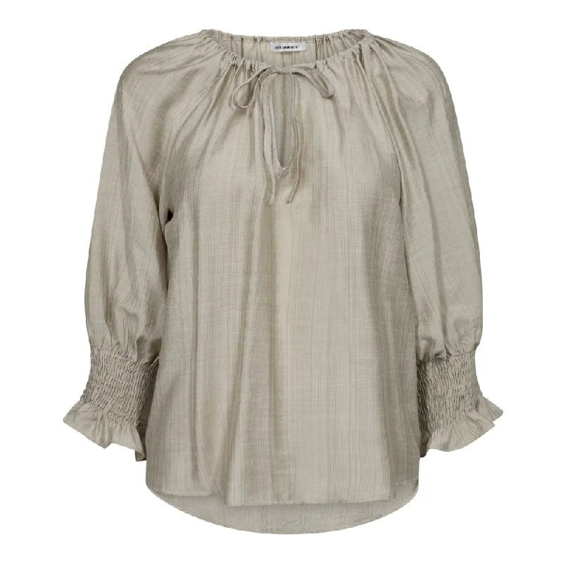 Cocouture - HeraCC Blouse - Bone Elegant Office Blouse