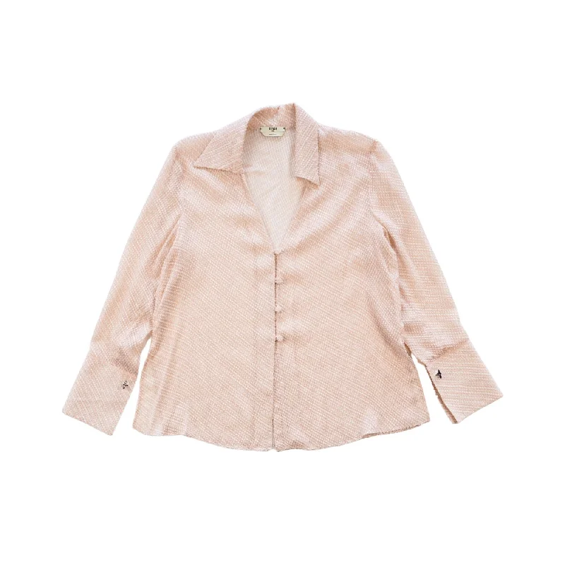 Fendi Blouse - Women's 38 Polished Work Blouse