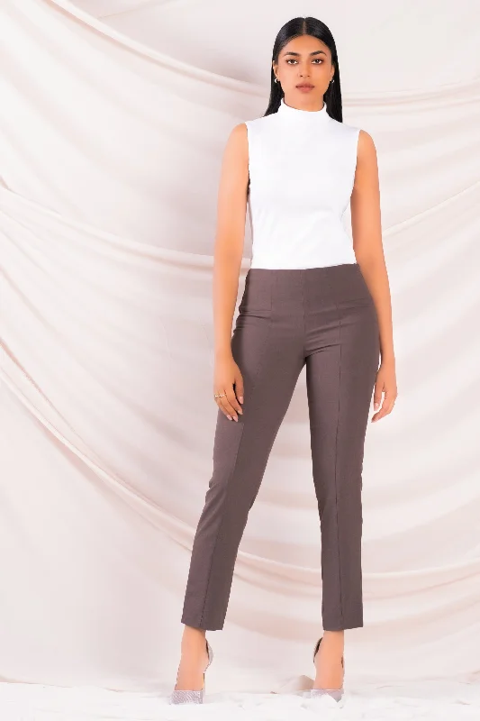 Side Zip Slim Fit Pant Casual Skinny Fit Pants