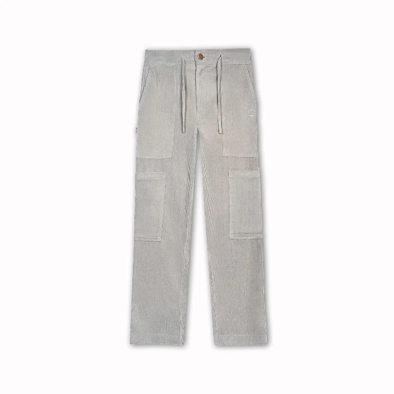 SUPERKICKS | CORDUROY PANT { SLATE GREY Formal Slim Pants