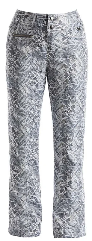 NILS Ladies Megeve Insulated Print Pant 2022-2023 Chic Wool Trousers