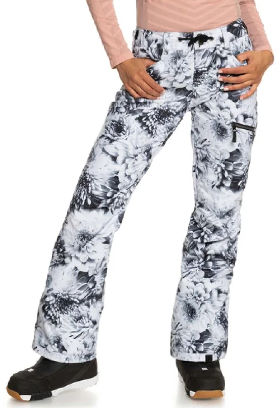 Roxy Women's Nadia Print Insulated Pant 2023 Soft Stretch Trousers