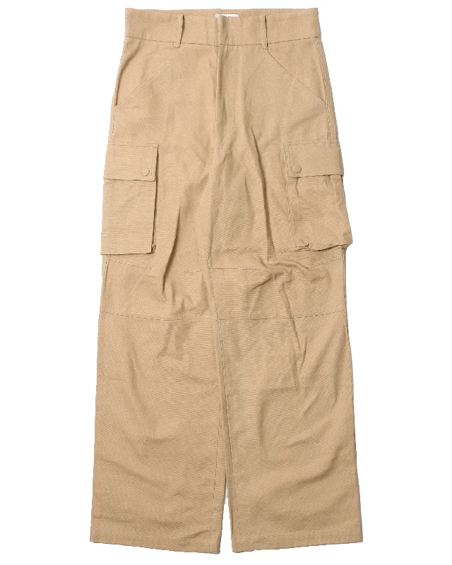 Baggy Cargo Pants Comfy Zip-Up Pants