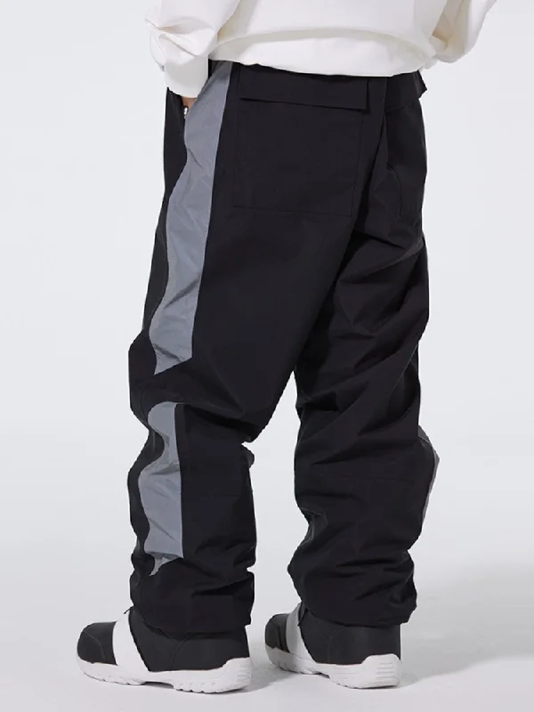 ARCTIC QUEEN Reflective Snowboard Pants - Unisex Formal Dress Pants