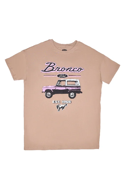 Ford Bronco Graphic Relaxed Tee Wool Fabric Cashmere Fabric Tweed Fabric