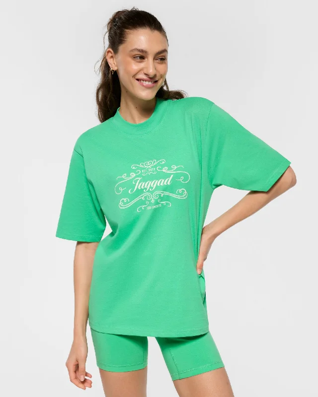 BACARO SIGNATURE TEE JADE Terry Blend Velvet Blend Canvas Blend