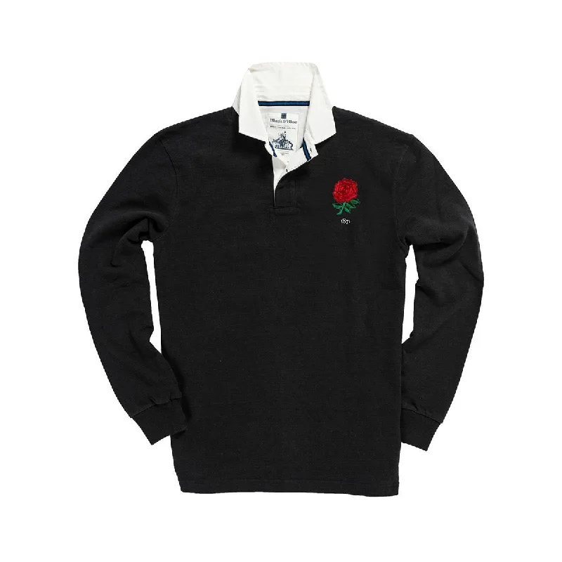 England 1871 Special Edition Rugby Shirt Solid Color Striped Floral