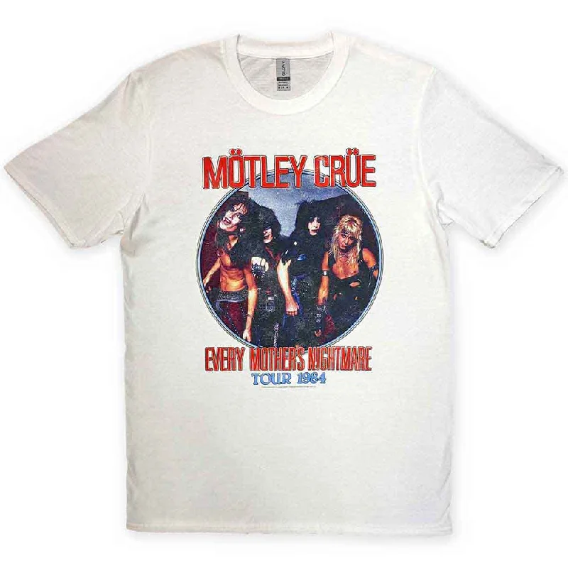 MOTLEY CRUE Attractive T-Shirt, Every Mothers Nightmare Wool Fabric Cashmere Fabric Tweed Fabric