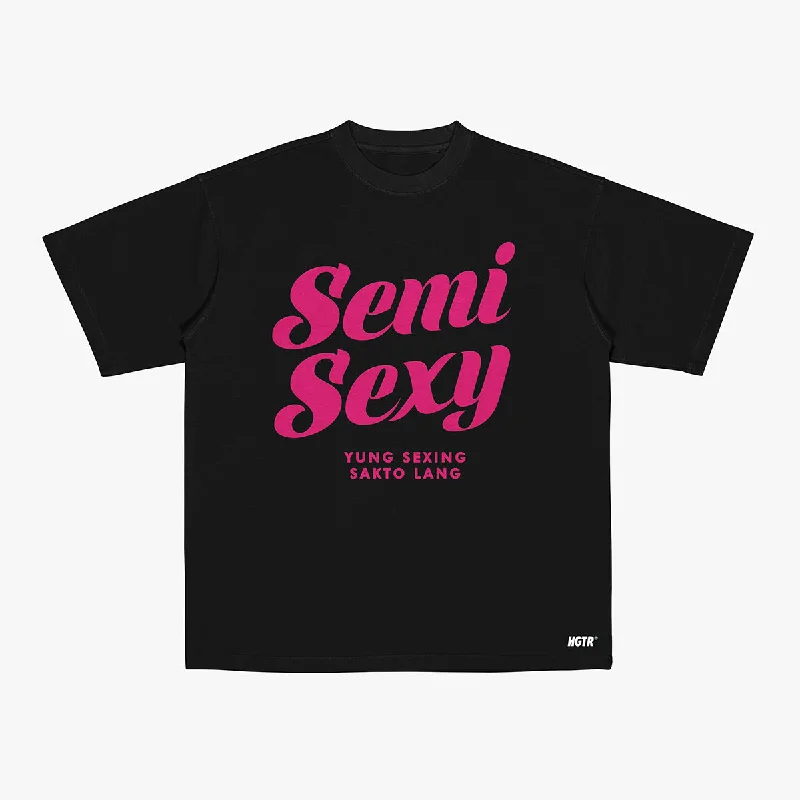 Semi Sexy (Women's T-shirt) Fitted T-Shirt Seamless Stretchy