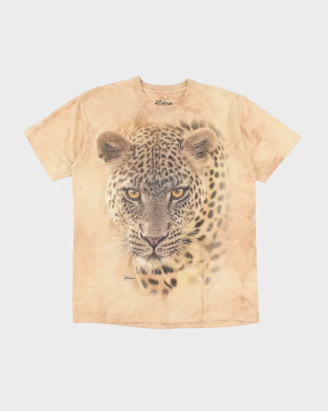 The Mountain Full Print Cheetah T-Shirt - L Elasticated Padded Insulated