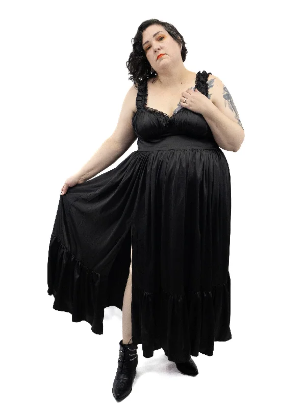 Cosette Maxi Dress WAX POETIC Stylish Maxi Dress with Frills