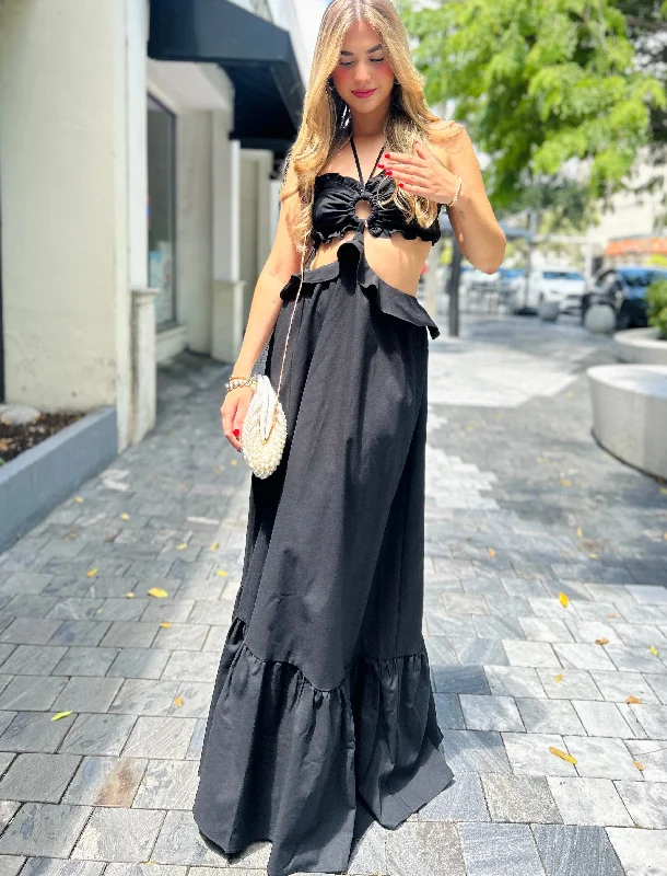 Rita Maxi Dress Fashionable Off-Shoulder Maxi Dress