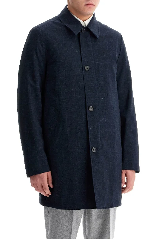 Paul Smith Lightweight Mac Jacket With Removable Vest Welt Pockets Slit Pockets Flap Pockets