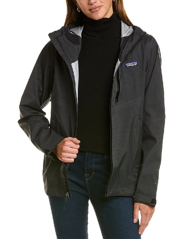 Patagonia Rainwear Jacket One-Shoulder Jacket Off-the-Shoulder Jacket Asymmetrical Jacket