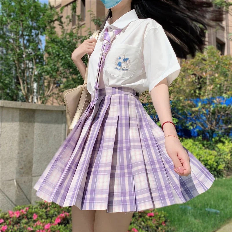 Japanese JK uniform plaid skirt 《skirt onlyã  yv43252 cashmere skirt soft