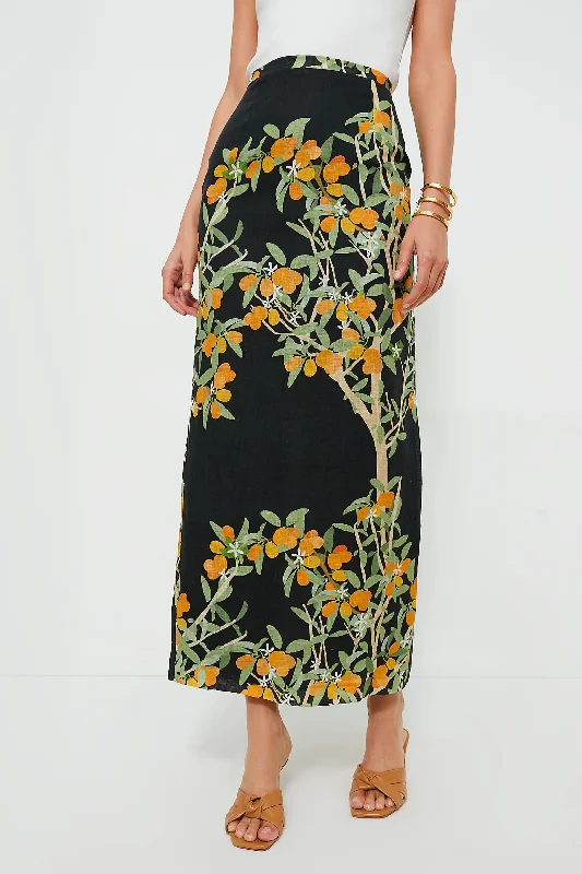 Kumquat Norma Skirt chiffon skirt flowing