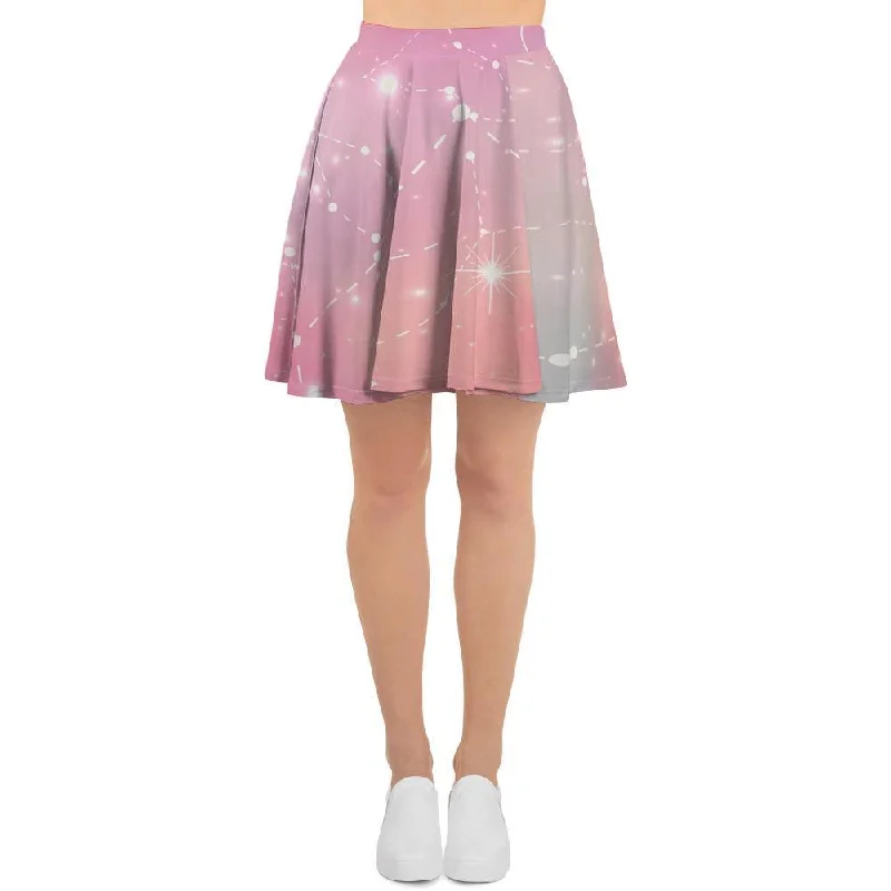 Pink Galaxy Stardust Women's Skirt seamless skirt comfort