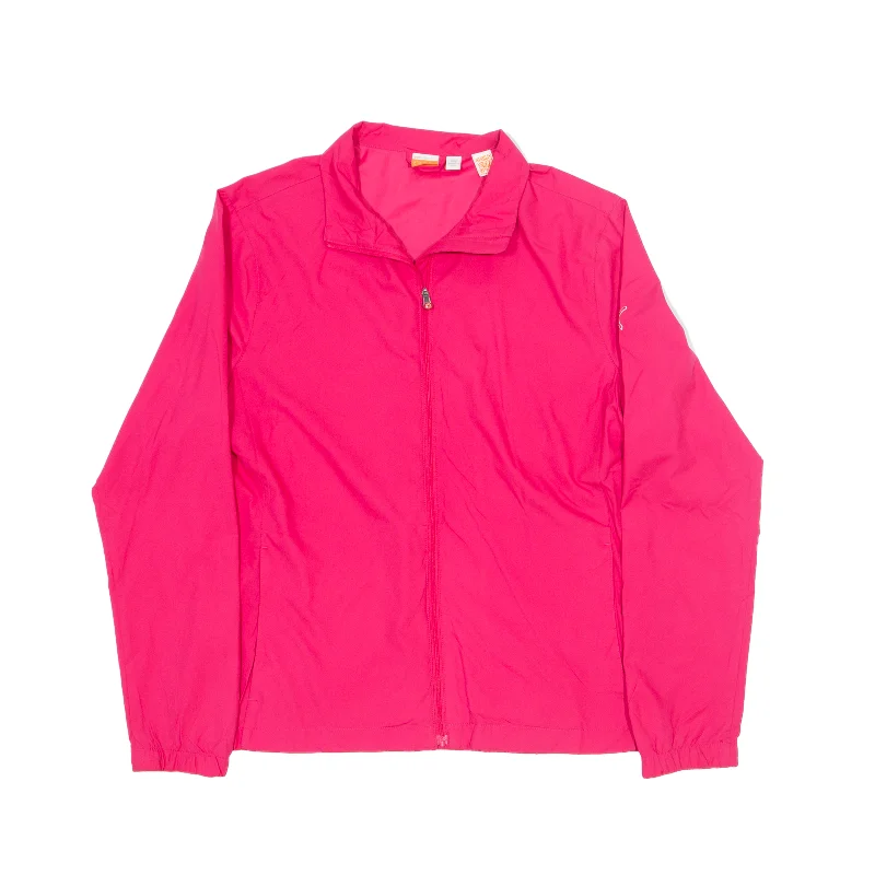 PUMA Sportlifestyle WindCell Track Jacket Pink Womens UK 14 Rayon Fabric Velvet Fabric Corduroy Fabric