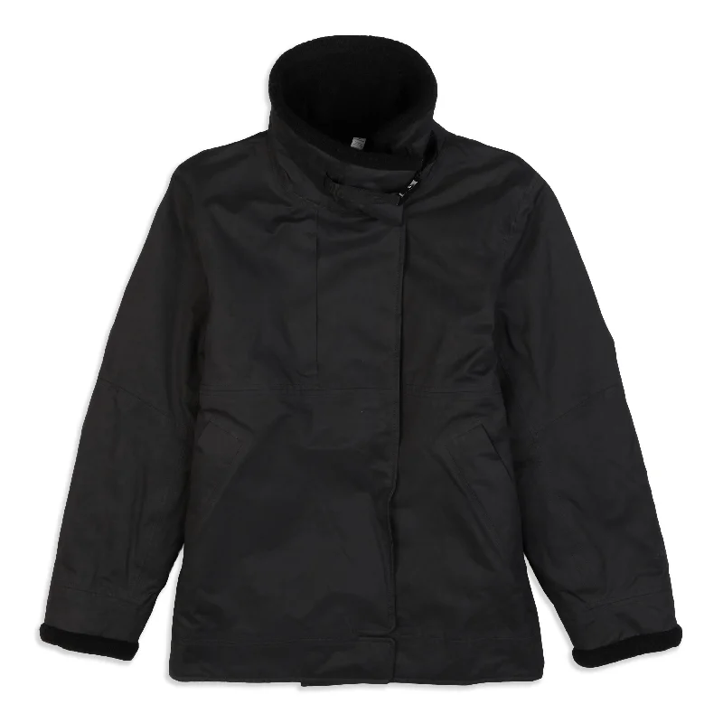 Resolute Warmth Jacket - Resale Snapped Jacket Toggled Jacket Drawstring Jacket