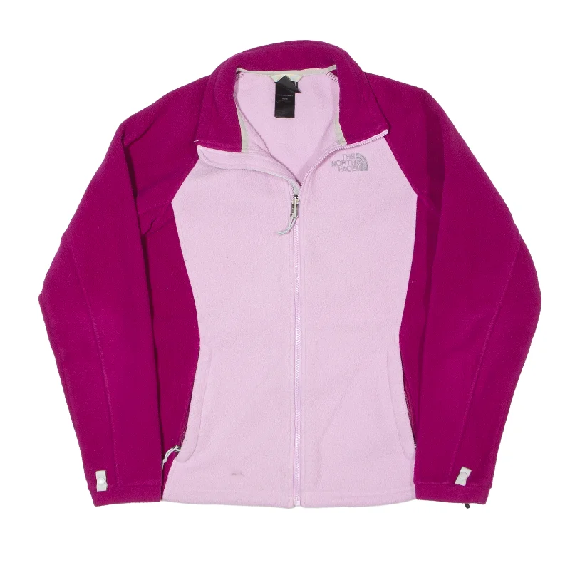 THE NORTH FACE Fleece Jacket Pink Womens M Nylon Fabric Polyester Fabric Spandex Fabric